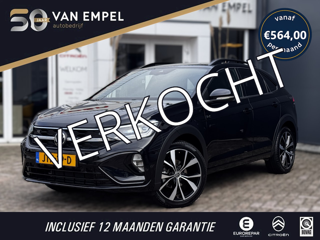 Volkswagen Taigo - 1.0 TSI R-Line | Camera | Adaptive Cruise | Automaat | Climate Control | Navigatie - AutoWereld.nl