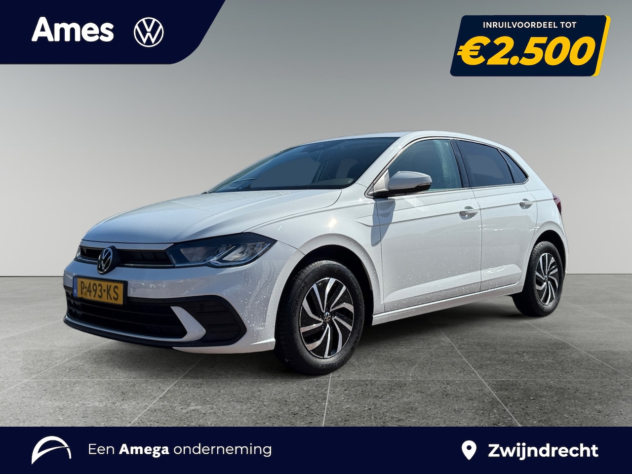 Volkswagen Polo - 1.0 95pk TSI Life Velgen 'Essex', 15 inch lichtmetaal | Parkeersensoren vóór en achter | A - AutoWereld.nl