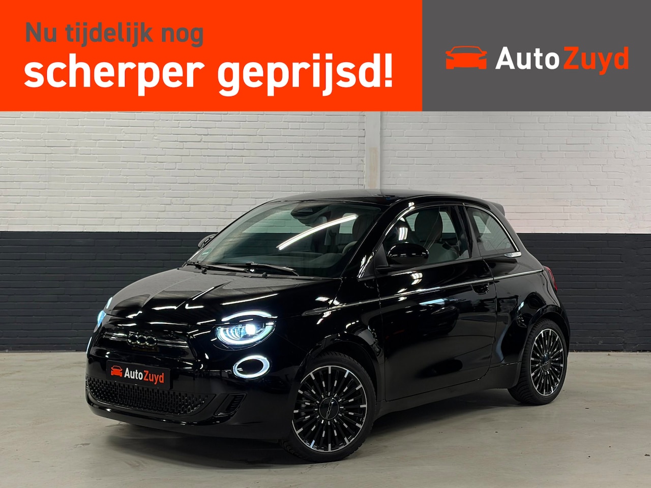 Fiat 500 - La Prima 42 kWh Automaat / Leder / Navi / DAB / Stoelverwarming - AutoWereld.nl