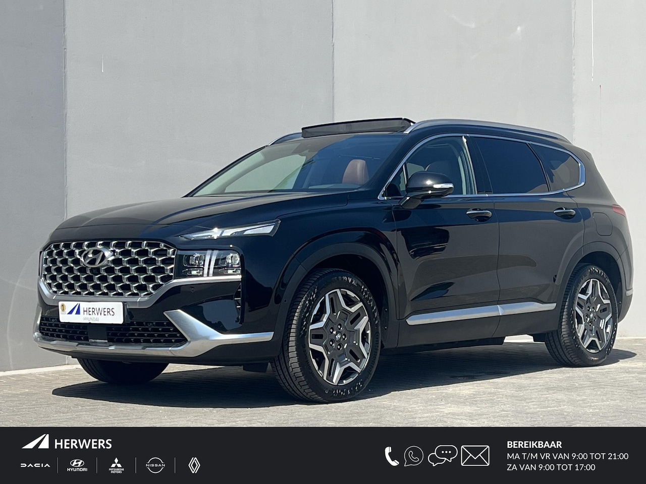 Hyundai Santa Fe - 1.6 T-GDI PHEV Premium Sky / Fabrieksgarantie tot 05-2027 / Accu SoH 100 % EAER 58 km / Le - AutoWereld.nl