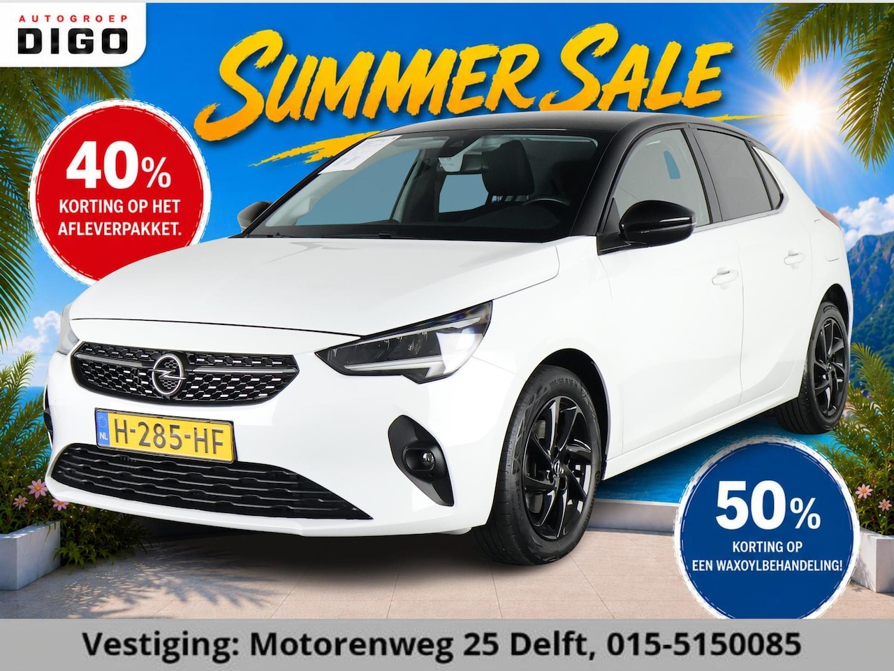 Opel Corsa - 1.2 ELEGANCE BLACKLINE 1e EIG GARANTIE TOT 2030* APPLE CARPLAY & ANDRIOD AUTO . CRUISE CON - AutoWereld.nl