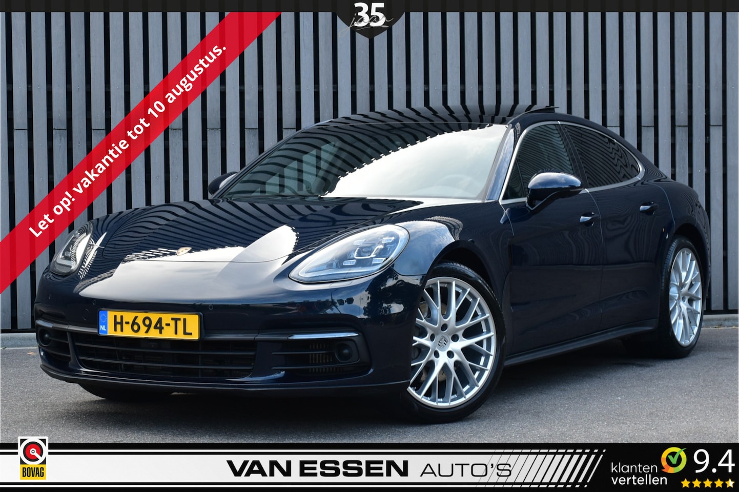 Porsche Panamera - 2.9 4S Pano Luchtvering Sport-Chrono Stoel/Stuurverw. Memory Sportuitlaat! - AutoWereld.nl