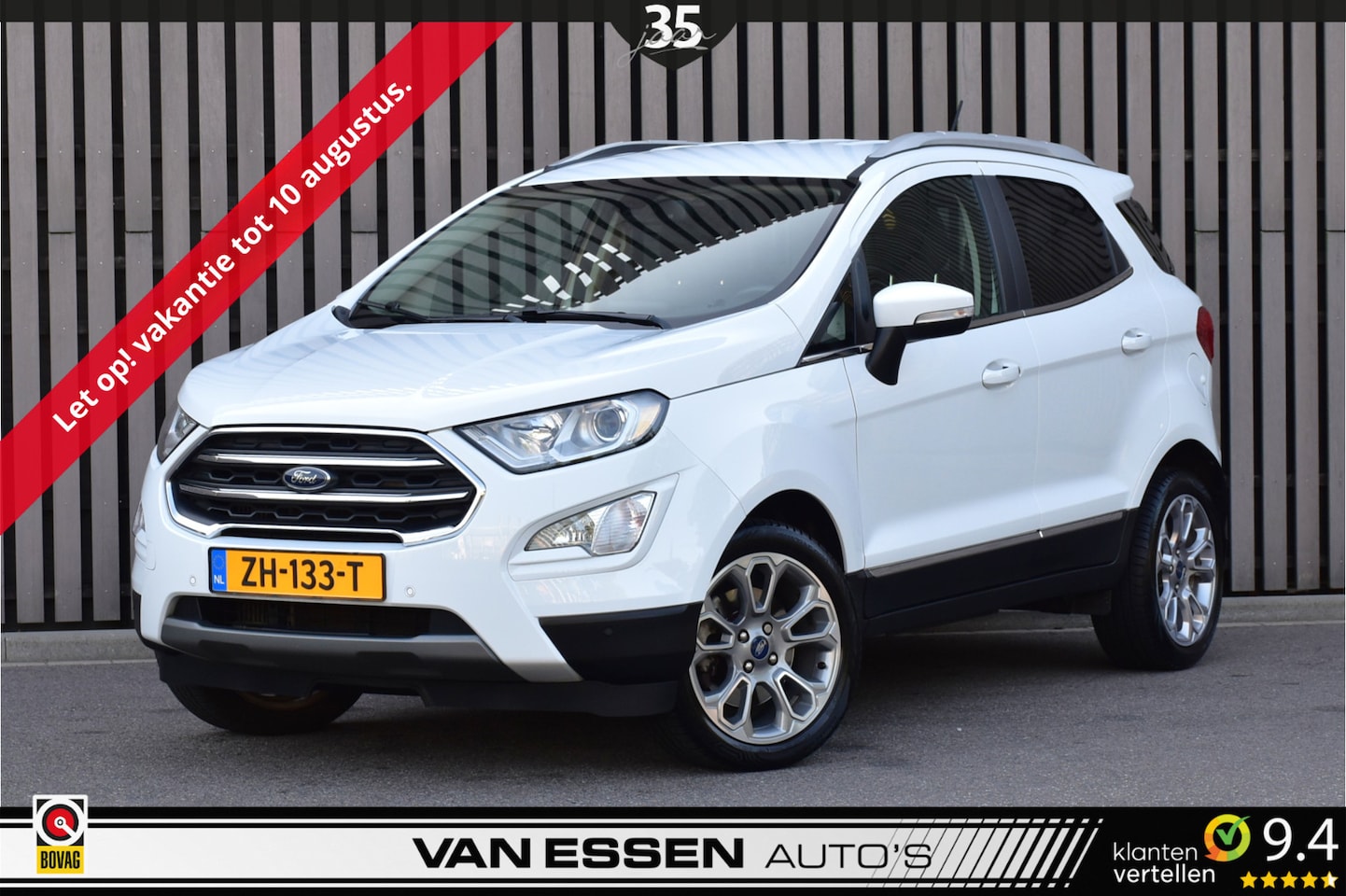 Ford EcoSport - 1.0 EcoBoost Titanium Navi Camera Trekhaak Stoel/Stuurverw. NL-AUTO! - AutoWereld.nl