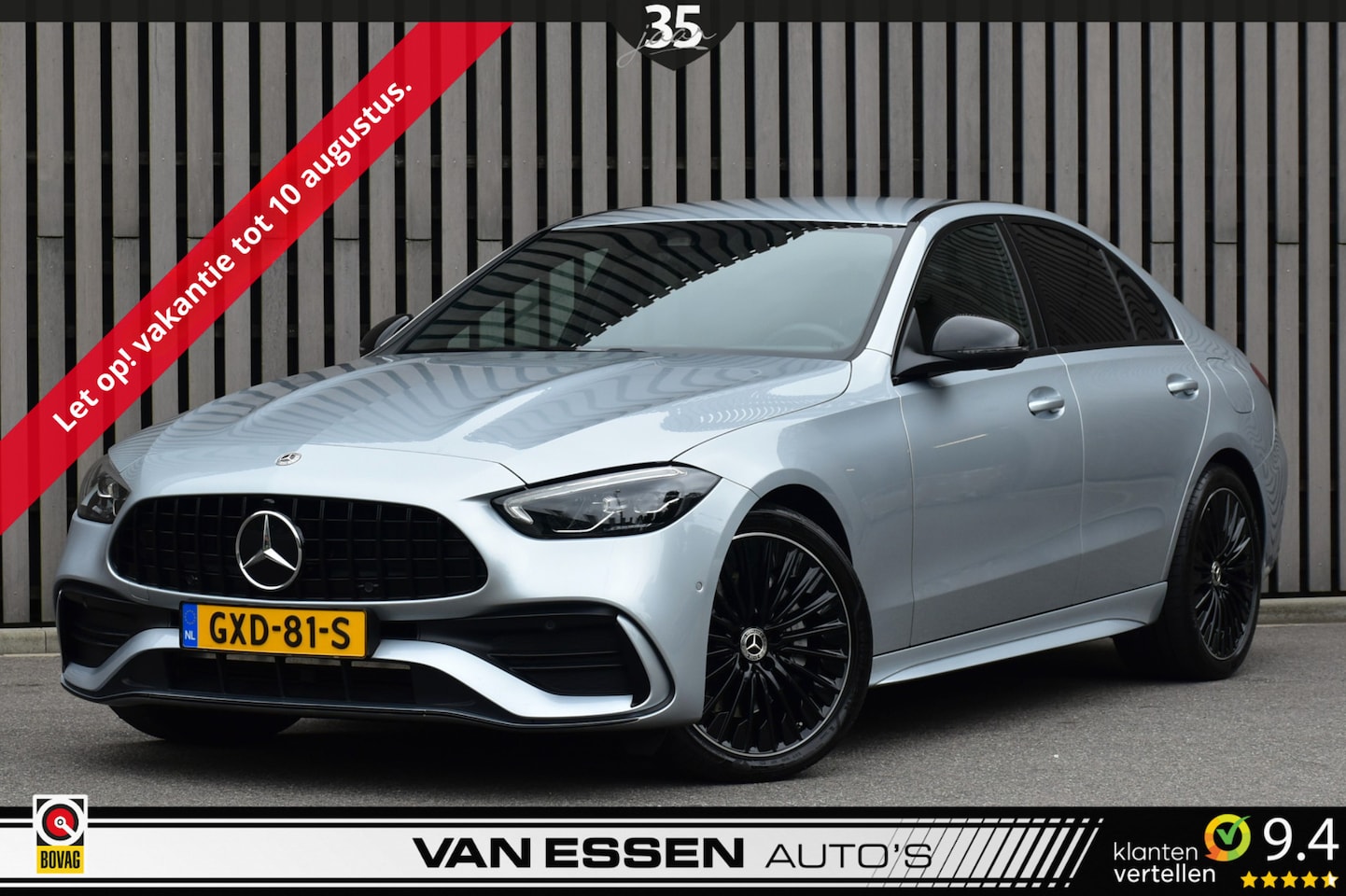 Mercedes-Benz C-klasse - 300 e 4MATIC AMG Line Navi Carbon Sfeerlicht Stoelverw. Camera Carplay - AutoWereld.nl