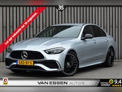Mercedes-Benz C-klasse - 300 e 4MATIC AMG Line Navi Carbon Sfeerlicht Stoelverw. Camera Carplay