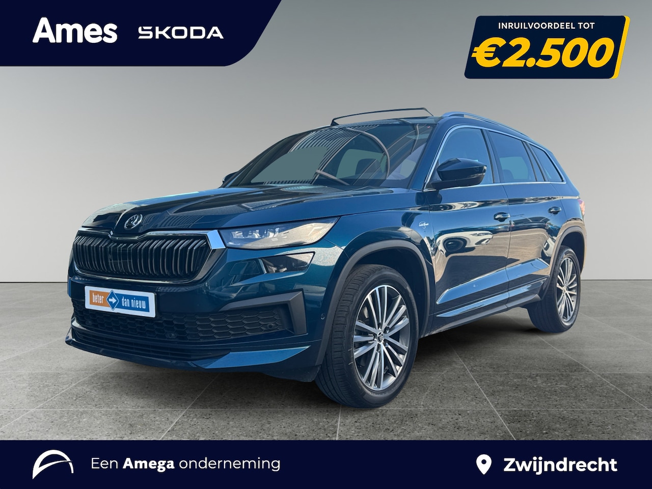 Skoda Kodiaq - 1.5 150pk TSI Laurin & Klement Panoramisch glazenschuif-/kanteldak | Trekhaak wegklapbaar - AutoWereld.nl