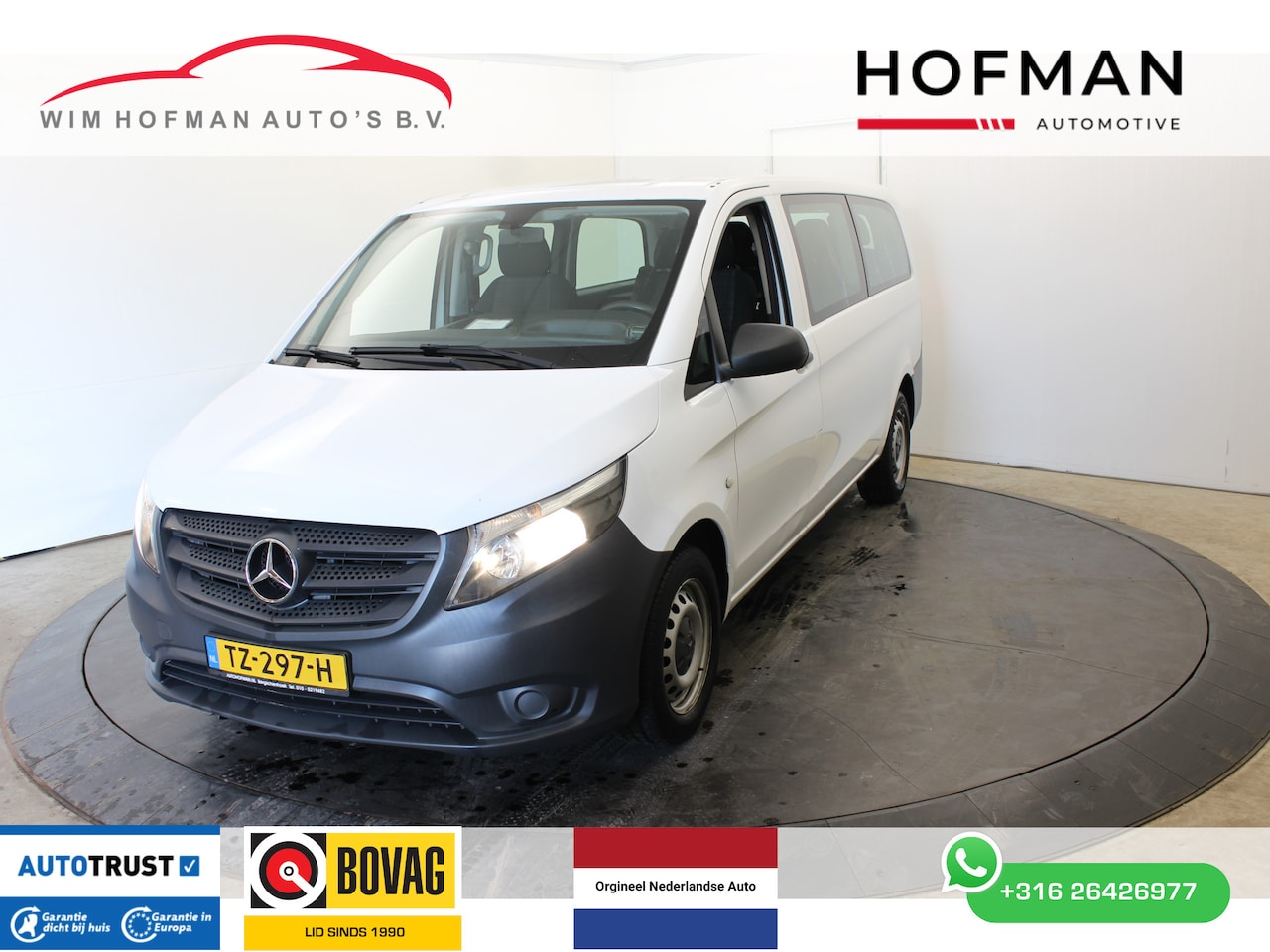 Mercedes-Benz Vito Tourer - 109 BT Extra Lang 9 Pers 2+2+2+3 € 19840.- Excl BTW - AutoWereld.nl