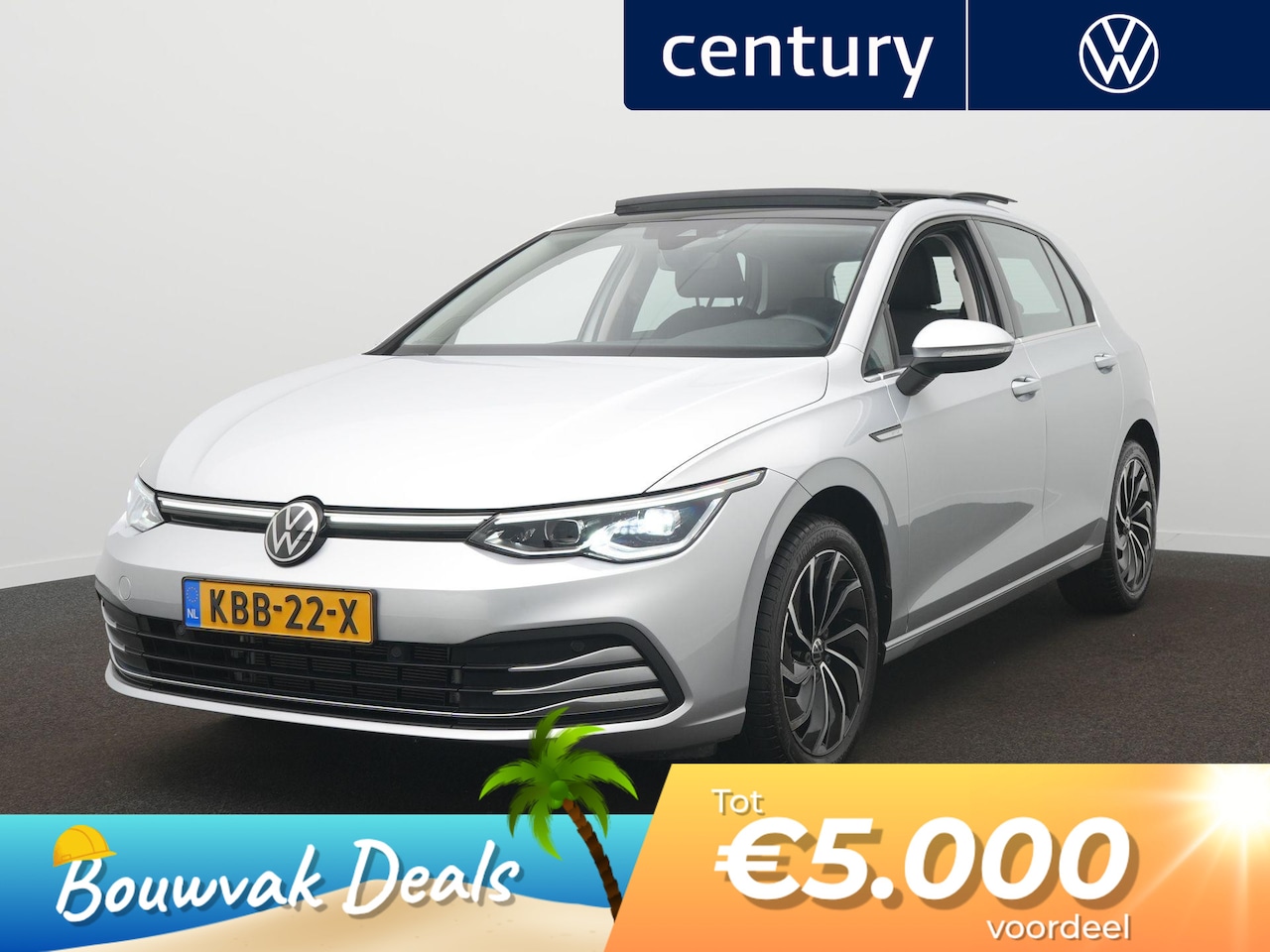 Volkswagen Golf - 1.5 eTSI Style Panoramisch schuif-kanteldak - Navigatie - ACC - Camera - Ergo-Active bestu - AutoWereld.nl
