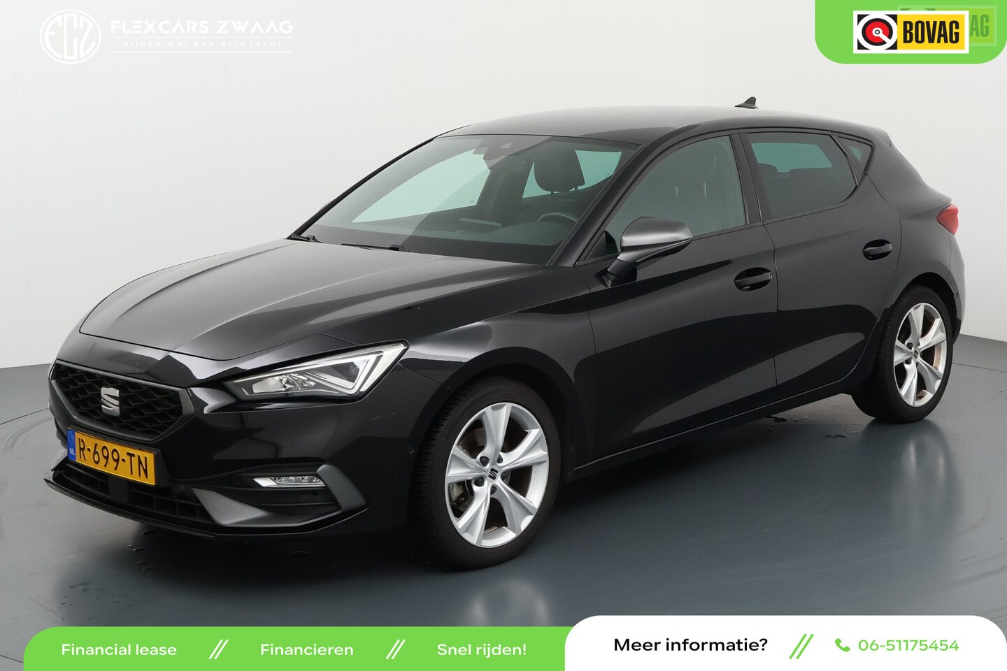 SEAT Leon - 1.5 TSI FR Business Intense - Navi - Led - Winterpakket - Org.NL - AutoWereld.nl