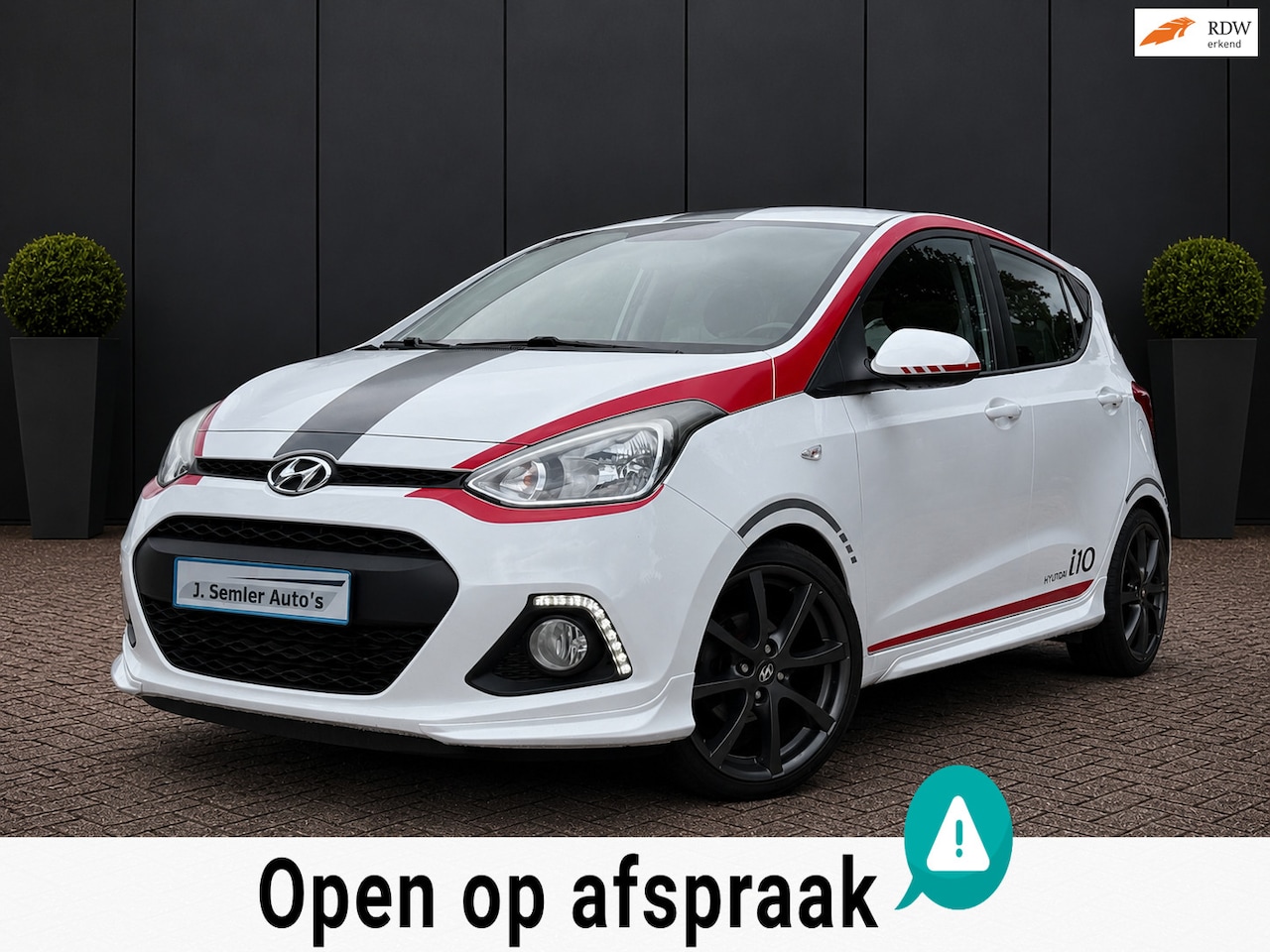Hyundai i10 - 1.2i SPORT EDITION LED AIRCO STUUR/STOELVERW. 87PK - AutoWereld.nl