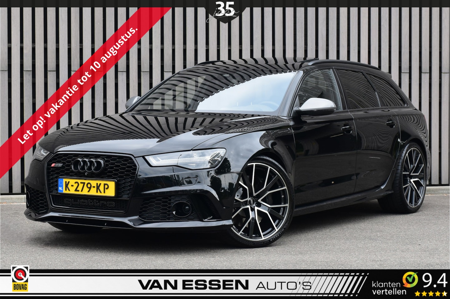Audi A6 Avant - 4.0 TFSI RS 6 Quattro Performance Pro Line Plus Pano Massage Stoelventilatie B&O Matrix-Le - AutoWereld.nl