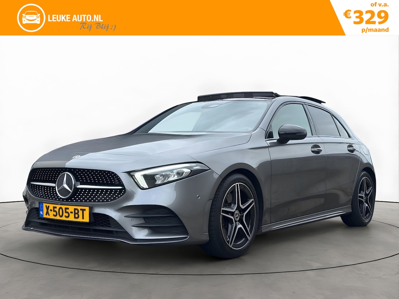 Mercedes-Benz A-klasse - 220 190PK AMG Night Premium+ Pano Sfeer Dode-Hoek - AutoWereld.nl
