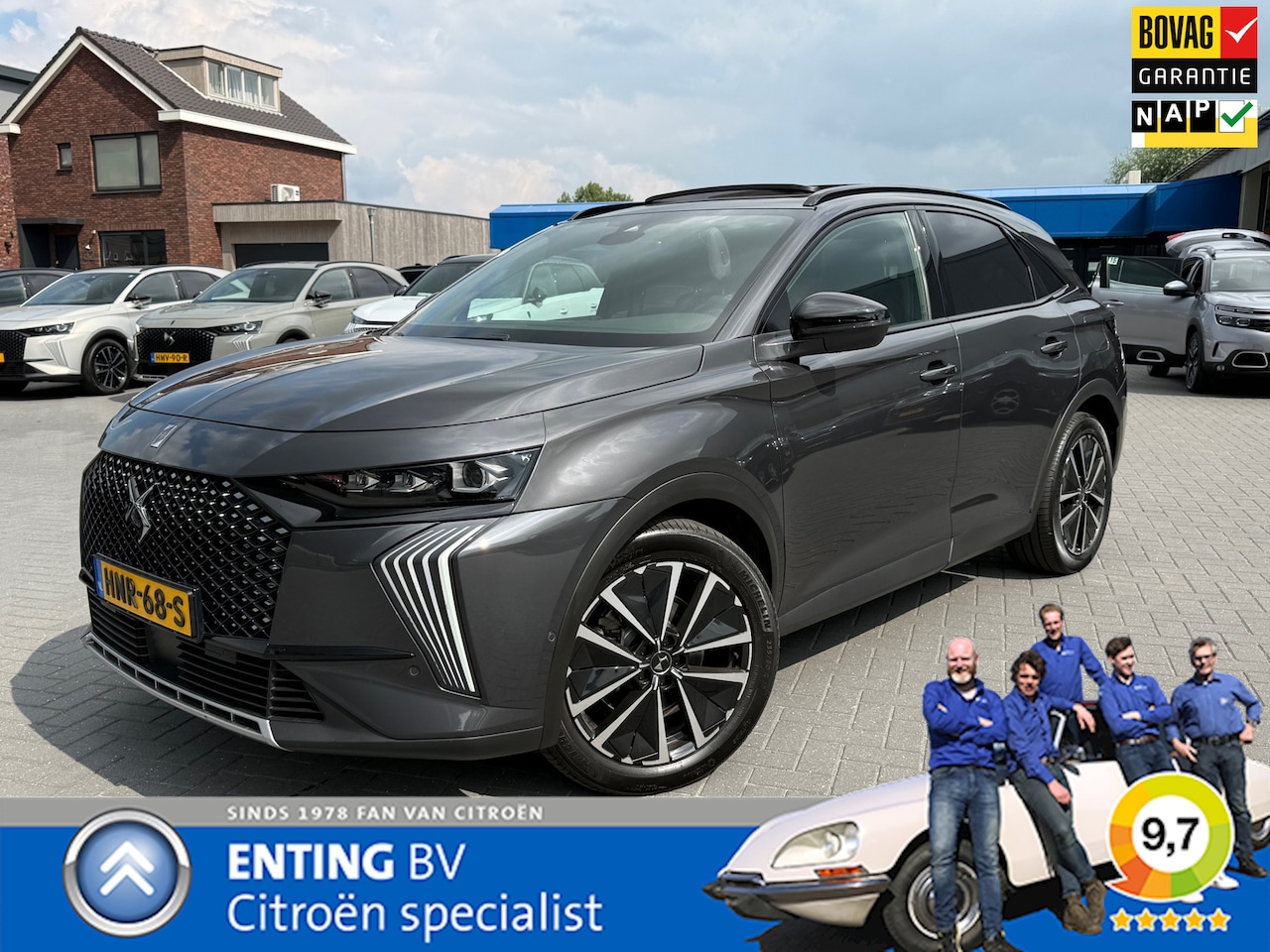 DS 7 - 1.6 PHEV 300 4x4 ETOILE SCHUIFDAK VOLLEER NIGHT VISION - AutoWereld.nl