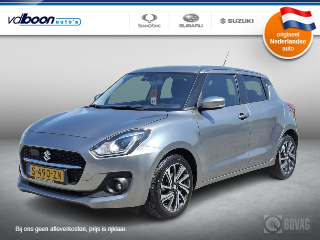 Suzuki Swift - 1.2 Style Smart Hybrid LMV | CRUISE | TREKH. | NL-auto | rijklaarprijs!! - AutoWereld.nl