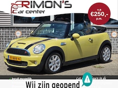 MINI Cabrio - 1.6 Cooper S Leder Xenon 163 Pk Geel Goud Parelmoer