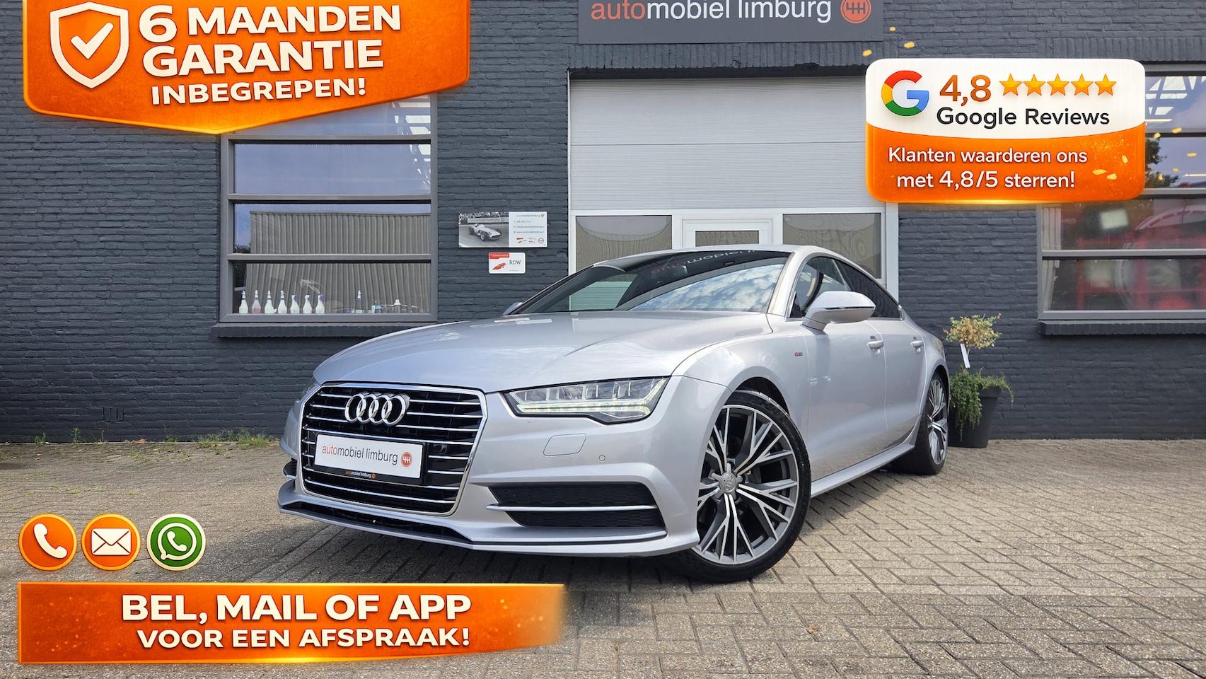 Audi A7 Sportback - S line edition | BOSE | DAB | LED | MMI+ | LEDER VALCONA | VOLLEDIGE ONDERHOUDSHISTORIE AA - AutoWereld.nl
