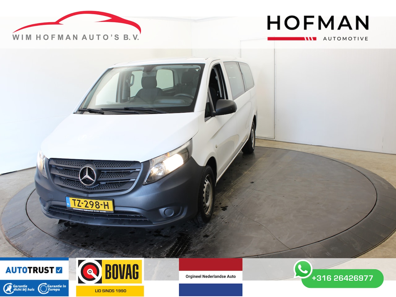 Mercedes-Benz Vito Tourer - APK t/m 06-2027 109 BT Extra Lang 9 Pers 2+2+2+3 € 17940 Excl BTW - AutoWereld.nl