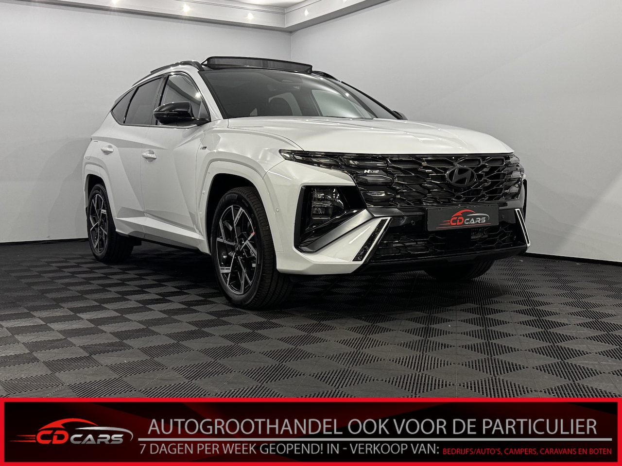 Hyundai Tucson - 1.6 T-GDI PHEV Premium N-line Sky 4WD Panoramadak, Half leder, 360 Camera, 265 Pk Navi, Wi - AutoWereld.nl