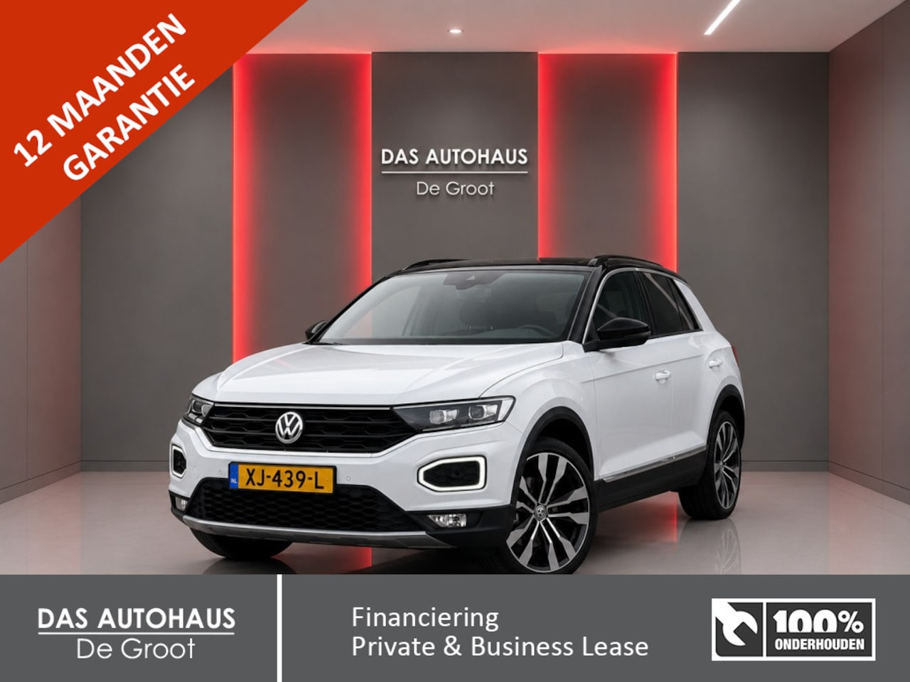 Volkswagen T-Roc - 1.5TSI 150pk Sport | ACC | Camera | Carplay | Navi - AutoWereld.nl