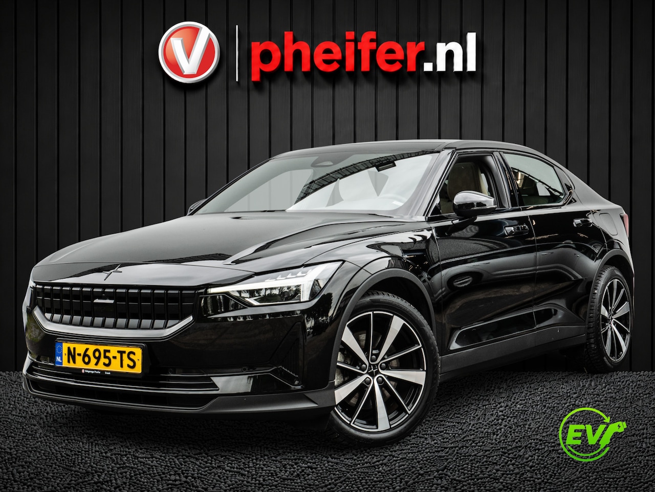 Polestar 2 - Long Range Single Motor 78 kWh SOH 90% Trekhaak/ Panoramadak/ Leer/ Stoelverwarming-ventil - AutoWereld.nl