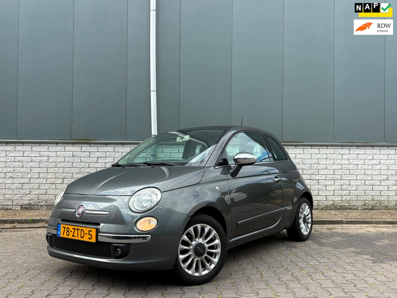 Fiat 500 - 0.9 TwinAir Lounge-Glasdak-NAP-Airco-NWE ketting+Beurt - AutoWereld.nl