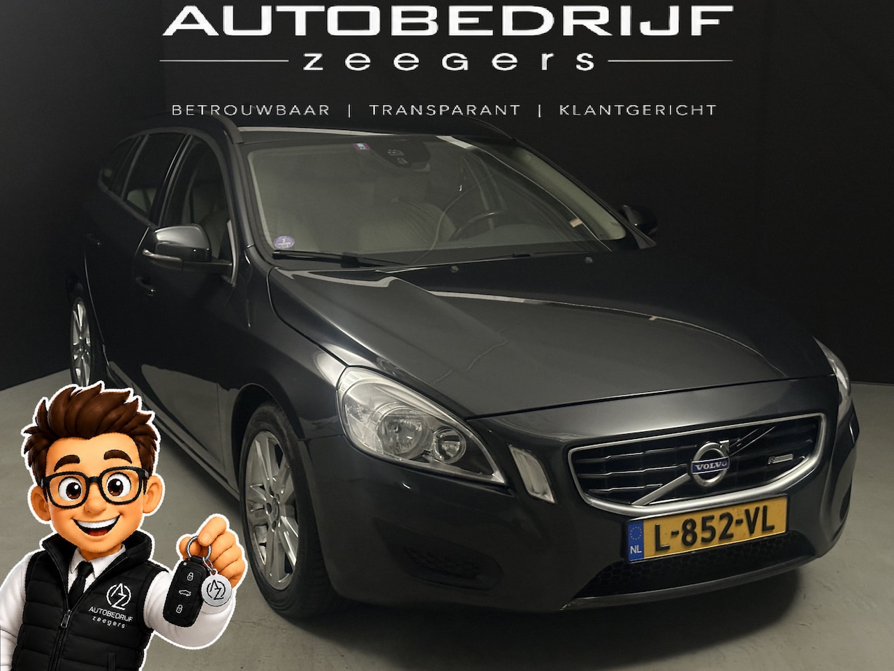 Volvo V60 - 1.6 T3 R-Design *AC*CC*Heatseat* - AutoWereld.nl