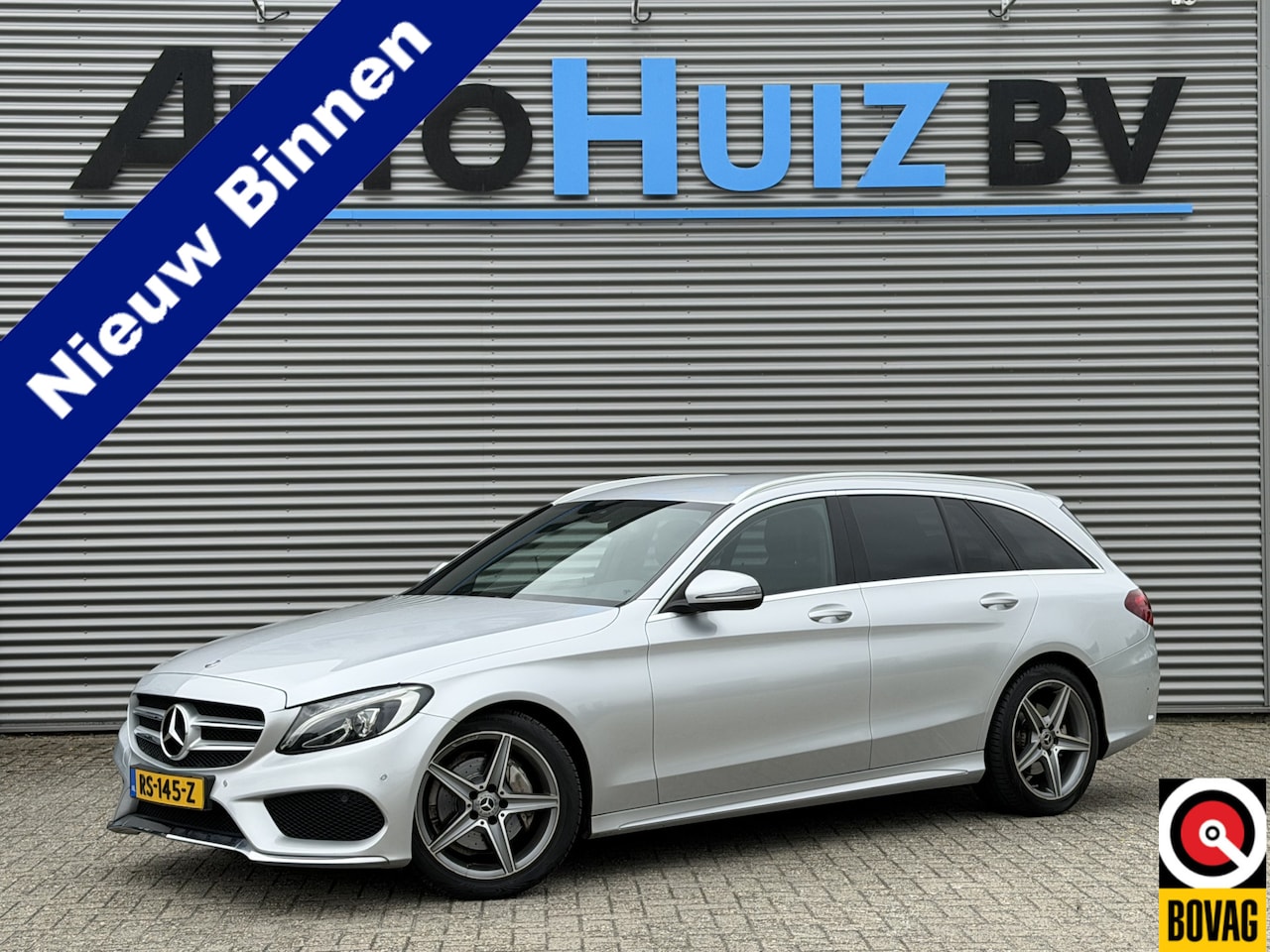 Mercedes-Benz C-klasse Estate - 180 Automaat AMG Line LED Trekhaak Sportstoelen - AutoWereld.nl