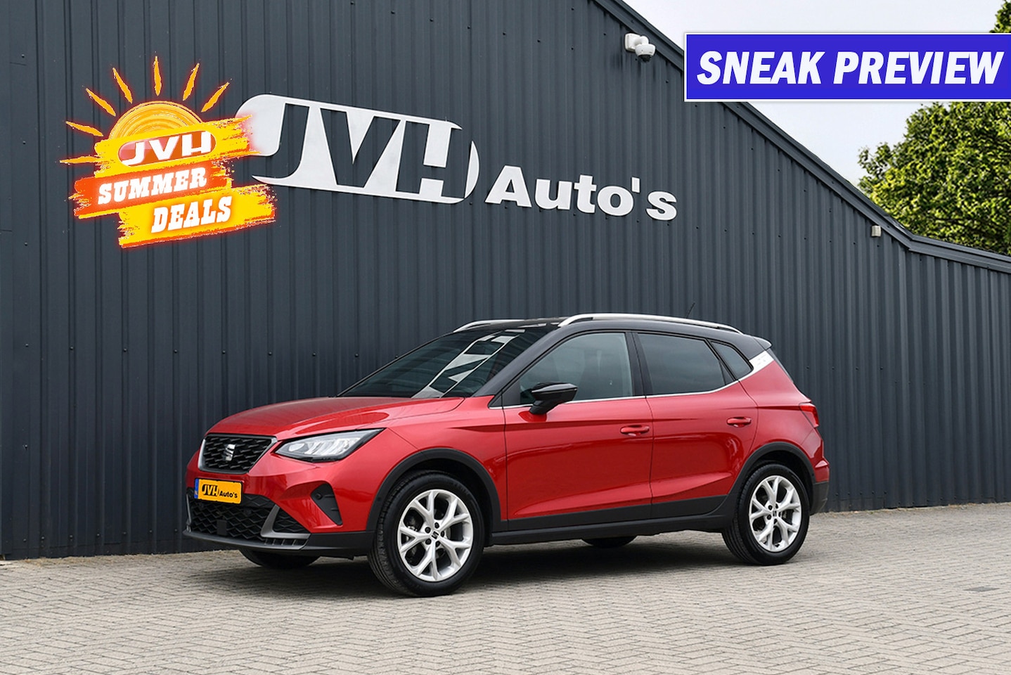 SEAT Arona - 1.0 TSi AUT/DSG FR Tech Sport 11-2023 | BTW | Virtual CP | Zw.Dak | TH - AutoWereld.nl