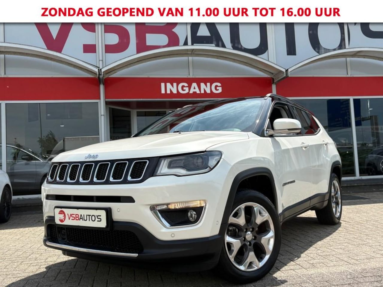 Jeep Compass - 1.4 M.AIR LTD 4X4 AUT. NAVI CAMERA CRUISE AIRCO LMV - AutoWereld.nl