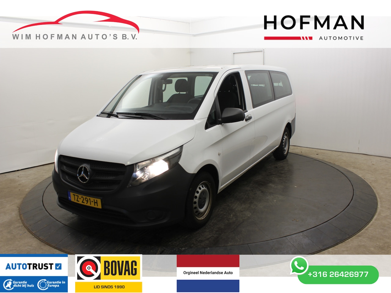 Mercedes-Benz Vito Tourer - 109 BlueTEC XL L3 9 Personen Airco BPM-Vrij - AutoWereld.nl