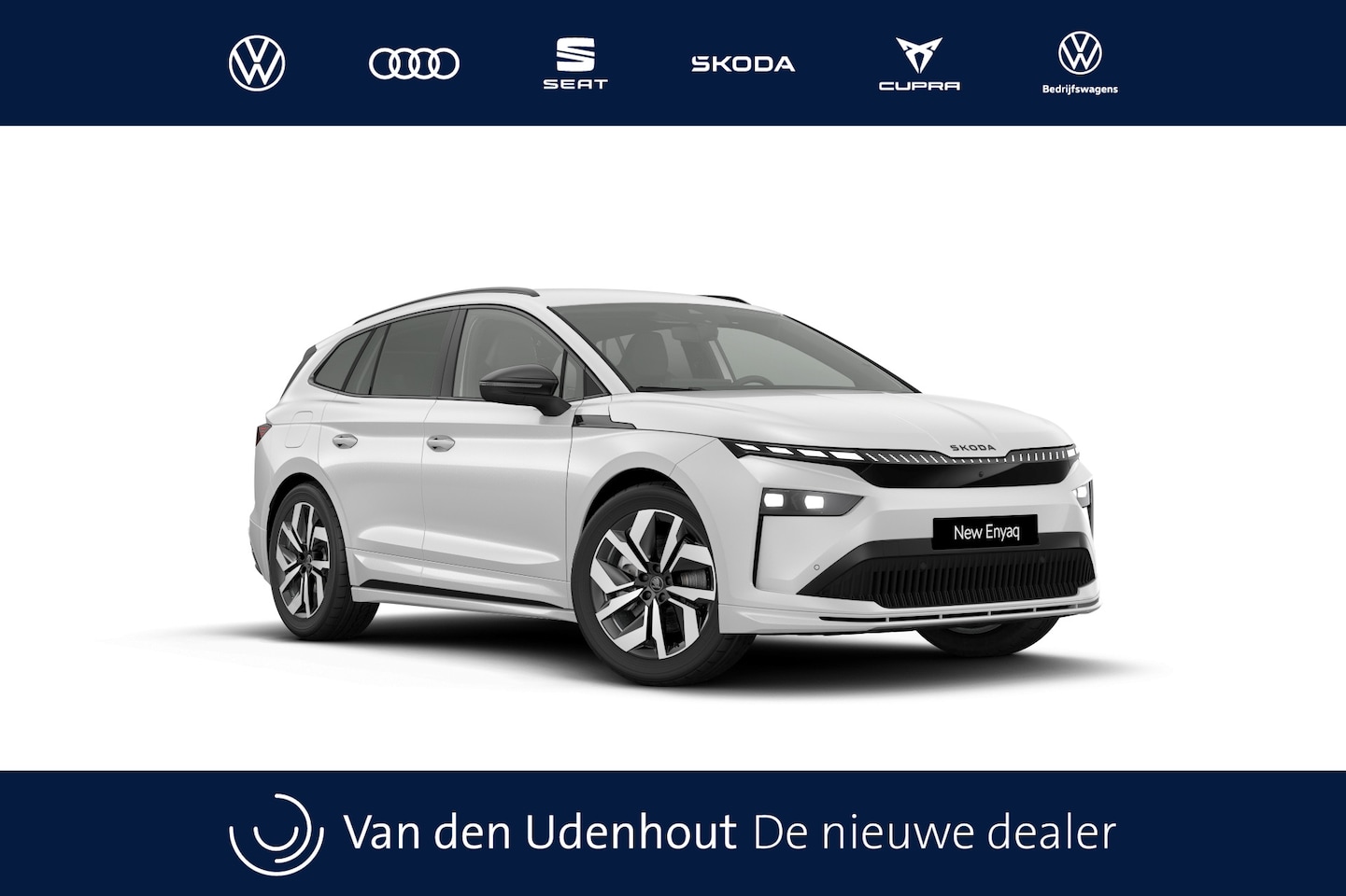 Skoda Enyaq iV - 85 Elektromotor 286 1AT Sportline Tour Edition | Chrome interieur accenten | Driving mode - AutoWereld.nl