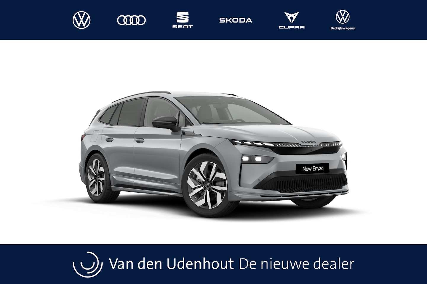 Skoda Enyaq iV - 85 Elektromotor 286 1AT Sportline Tour Edition | Chrome interieur accenten | Driving mode - AutoWereld.nl