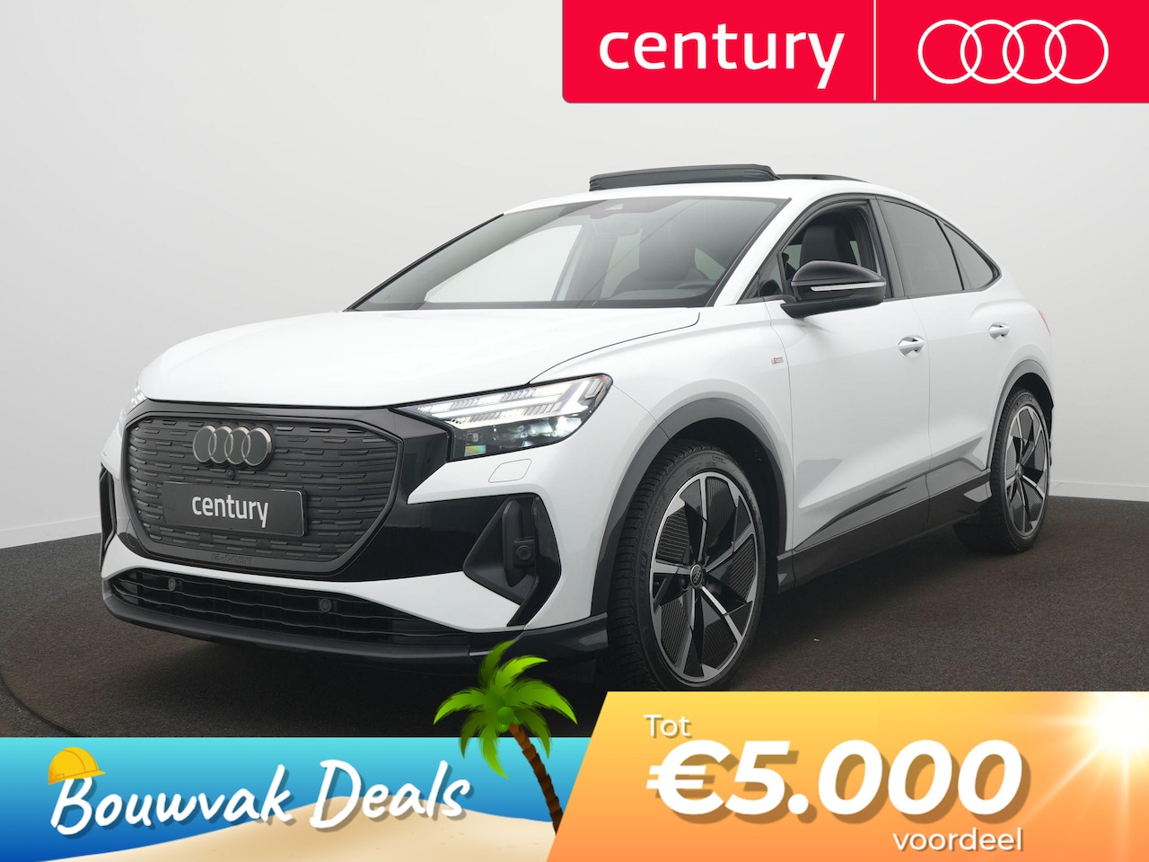 Audi Q4 Sportback e-tron - 55 quattro S Edition 82 kWh S-Line | Panodak | SONOS | Camera | Elek. Stoel - AutoWereld.nl