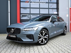 Volvo V60 - 2.0 T6 Plug-in Hybrid AWD Long Range 398PK R Design Thunder Grey | Pano | Trekhaak | Leder