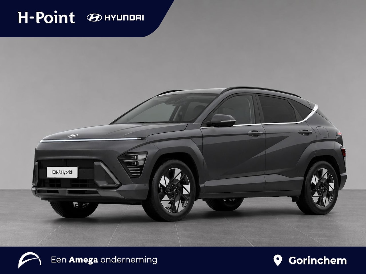 Hyundai Kona - 1.6 GDI HEV Premium | LEDER | ADAPTIVE CRUISE | 360° CAMERA | ELEKTR. ACHTERKLEP | BLIND S - AutoWereld.nl