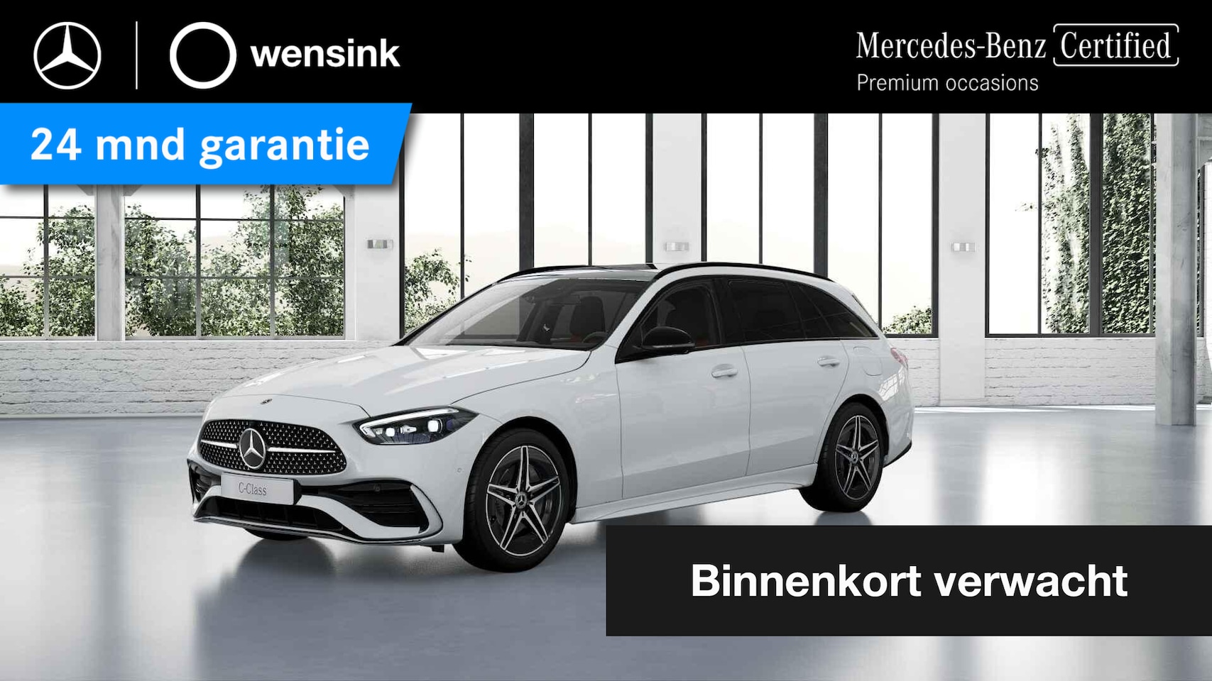 Mercedes-Benz C-klasse Estate - 300 e AMG Line | Night | Panoramadak | Trekhaak | Headup | Rijassistentiepakket Plus | - AutoWereld.nl