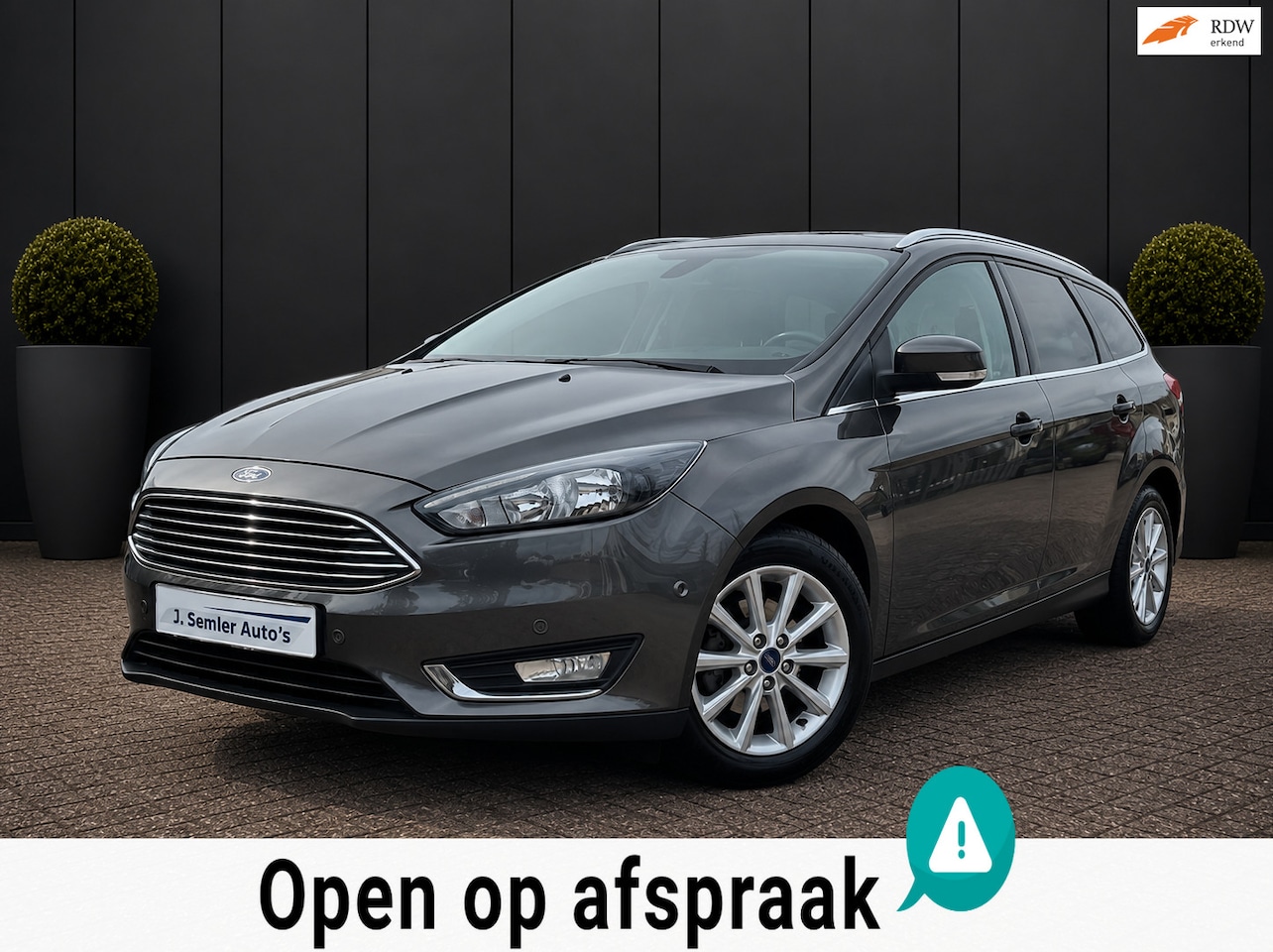 Ford Focus Wagon - 1.0 Titanium NAVI CAMERA CRUISE STUUR/STOELVERW NIEUWE DISTRIEM - AutoWereld.nl