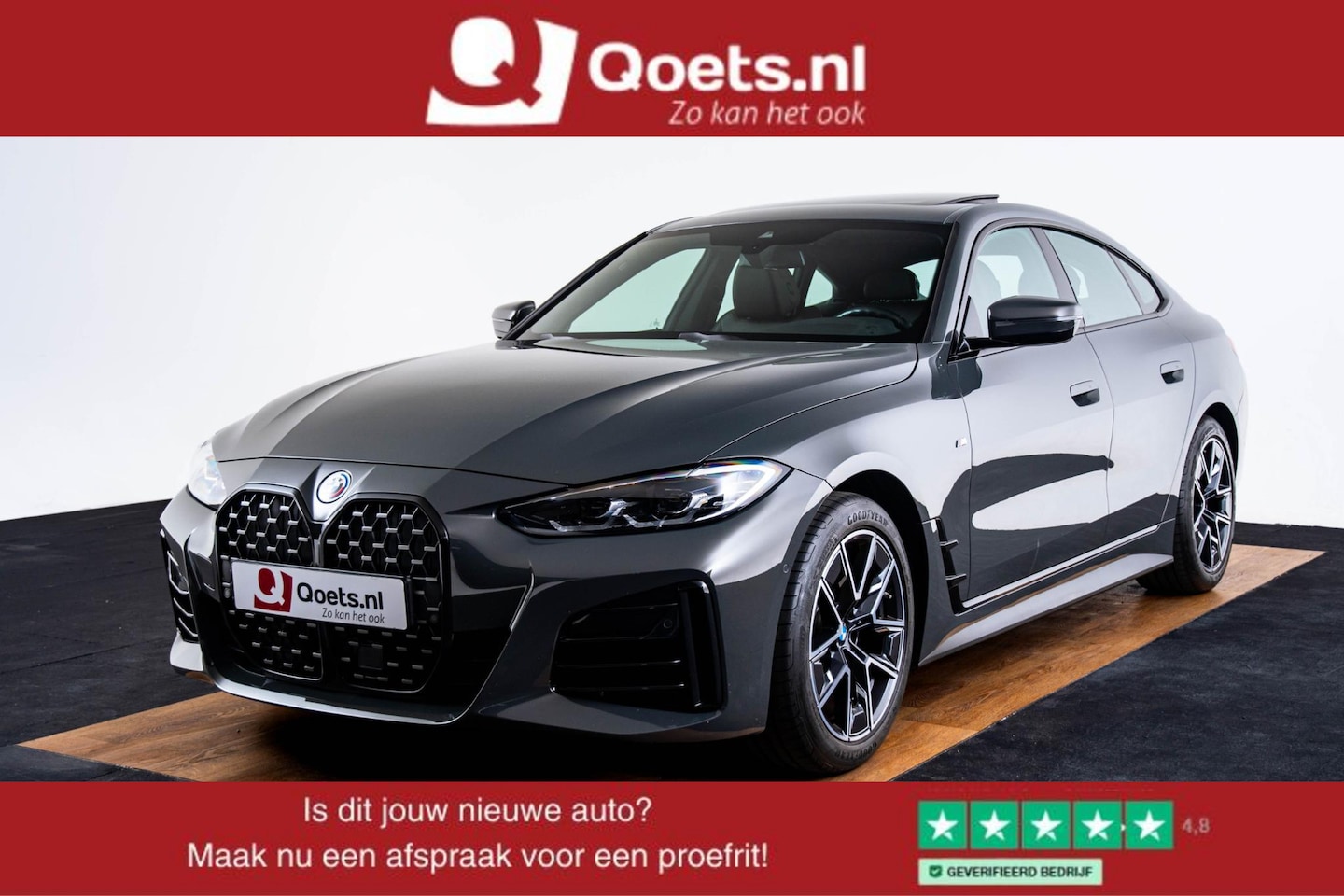 BMW 4-serie Gran Coupé - 420i High Executive M-sport - Schuifdak - Leder - Comfort Access - Parking Assistant - HiF - AutoWereld.nl