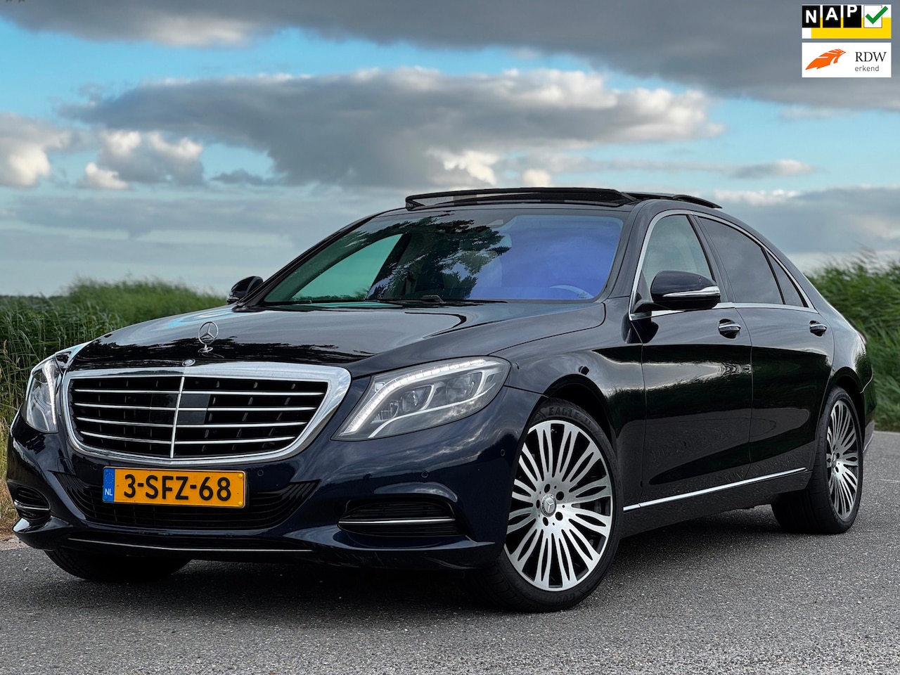 Mercedes-Benz S-klasse - 350 BlueTEC Lang|ORIGINEEL NL|CHAFFEURSPAKKET|PANO| - AutoWereld.nl