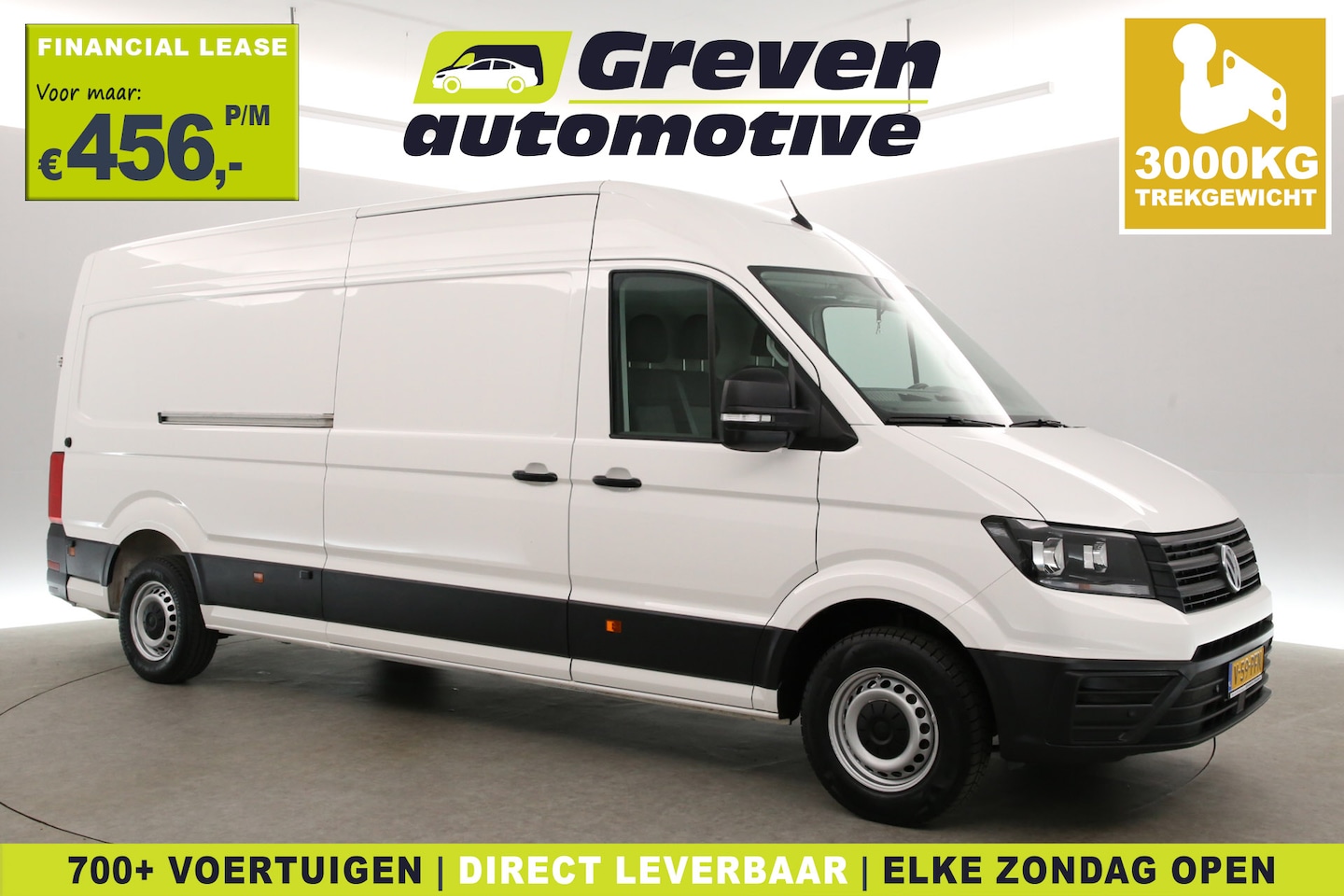 Volkswagen Crafter - 2.0 TDI 177PK L4H3 | Aut. | 3000kg Trekgew. | Airco | Cruise | Camera | 3 Zits | Carplay | - AutoWereld.nl
