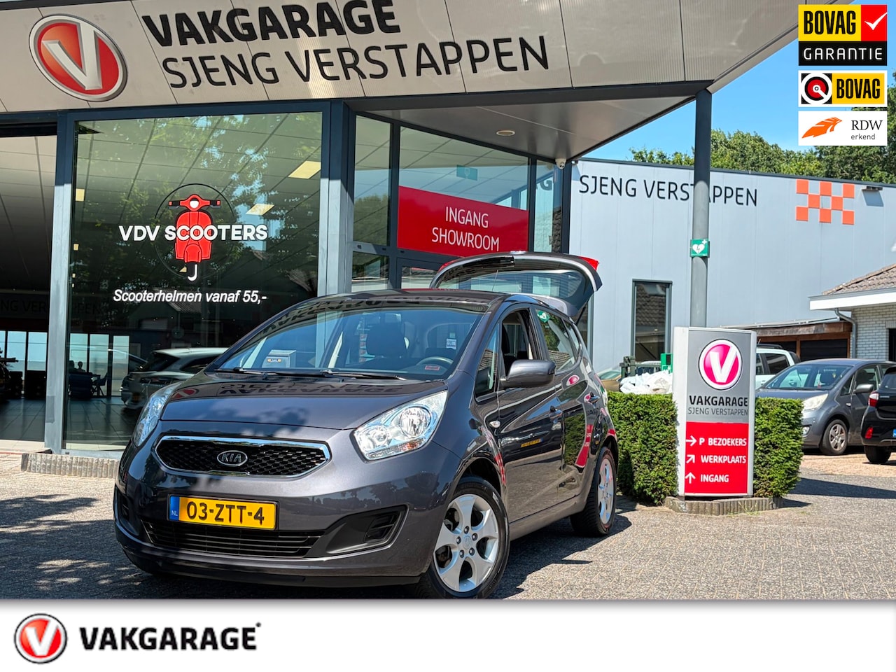 Kia Venga - 1.4 CVVT X-tra met airco ! Rijklaarprijs !! - AutoWereld.nl