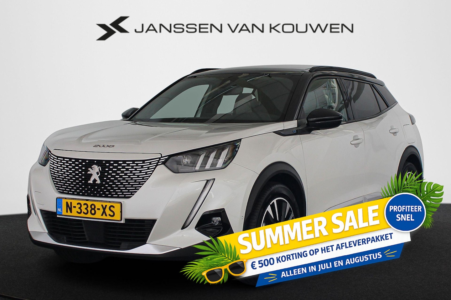 Peugeot e-2008 - EV GT Pack 50 kWh Panoramadak Adaptieve Cruise Stoelverwarming - AutoWereld.nl