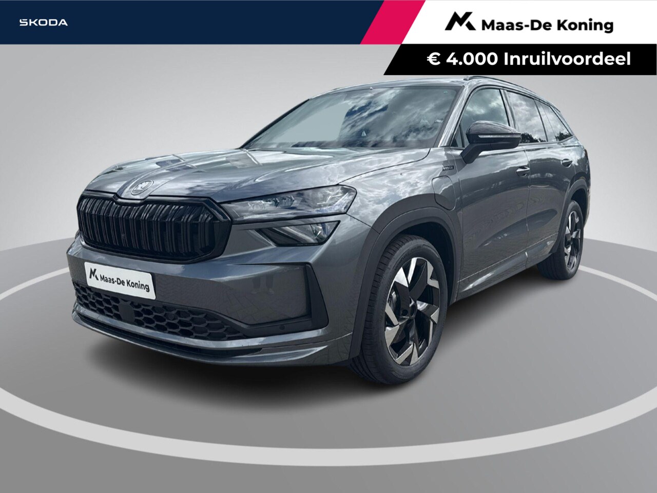 Skoda Kodiaq - Sportline Business 1.5 TSI PHEV 150 kW / 204 PK SU V | Metallic Lak | Trekhaak wegklapbaar - AutoWereld.nl