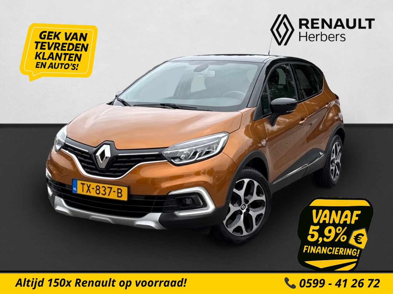 Renault Captur - 0.9 TCe Intens CRUISE / NAVI / PDC / CLIMATE - AutoWereld.nl