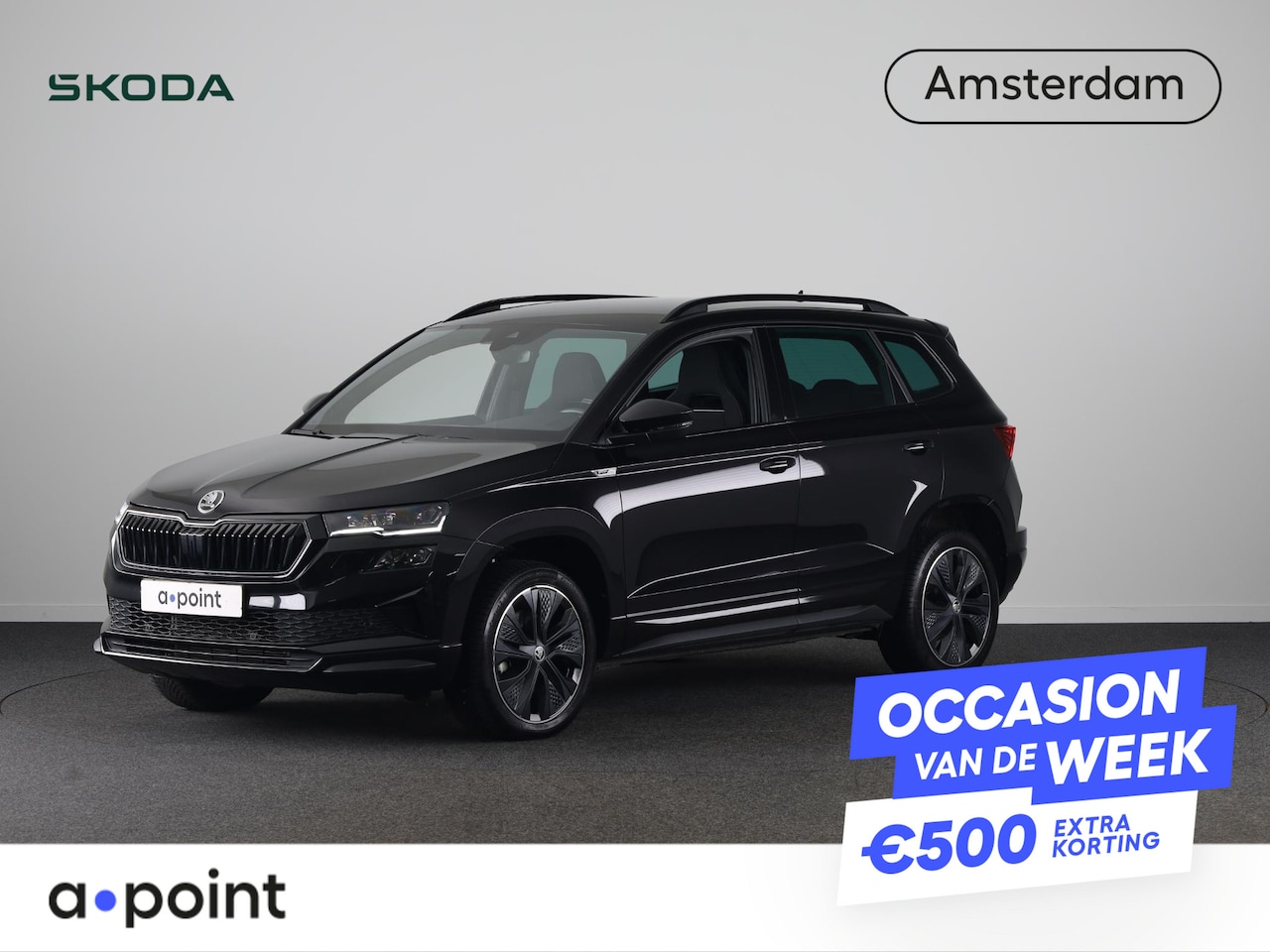 Skoda Karoq - 1.5 TSI Sportline Business 150pk | Dode hoek sensoren | Adaptive Cruise Control | Elektris - AutoWereld.nl