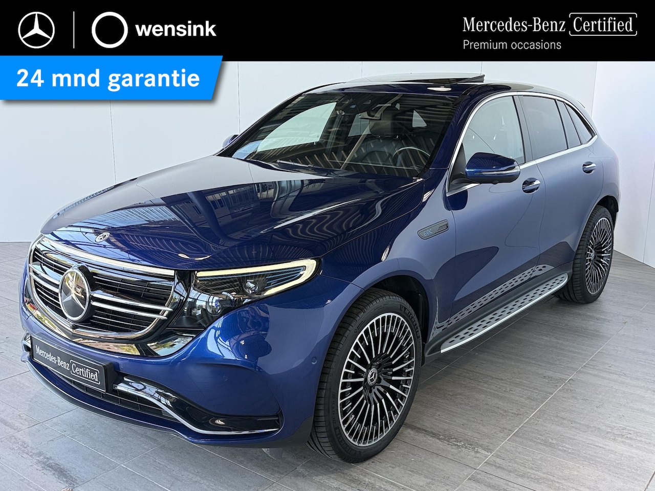 Mercedes-Benz EQC - 400 4MATIC AMG Line Premium Plus 80 kWh | Burmester | Trekhaak | Schuifdak | 360 camera | - AutoWereld.nl