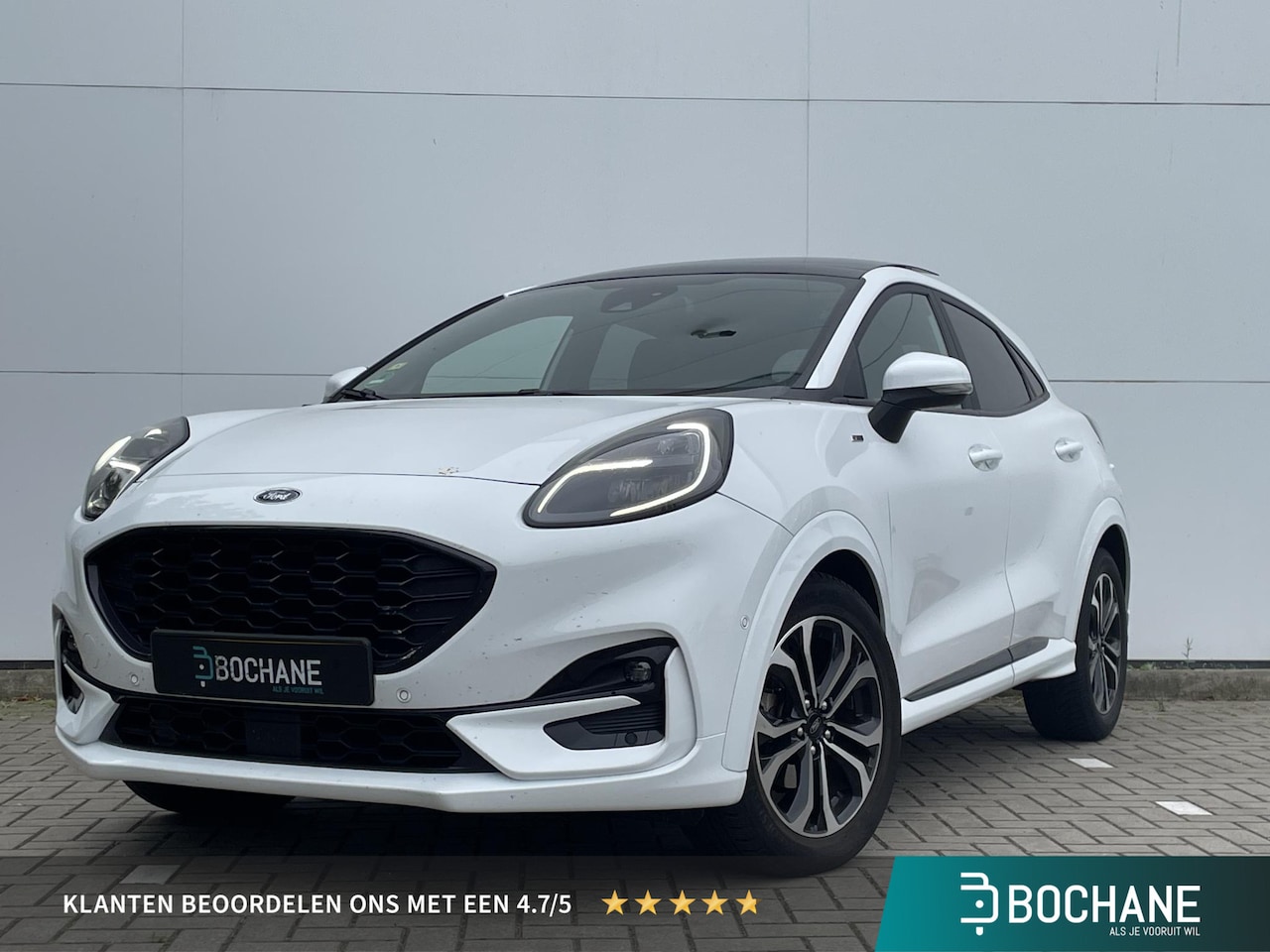 Ford Puma - 1.0 EcoBoost Hybrid ST-Line X First Edition | Elektrisch open dak | Camera | Navigatie | - AutoWereld.nl