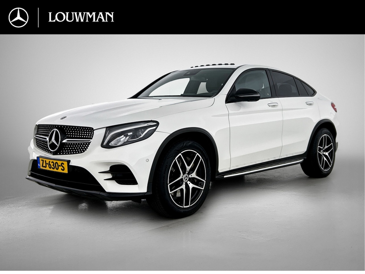 Mercedes-Benz GLC-klasse Coupé - 300 4-MATIC AMG | Night pakket | Schuifdak | Treeplanken | Burmester Sound | 360gr Camera - AutoWereld.nl