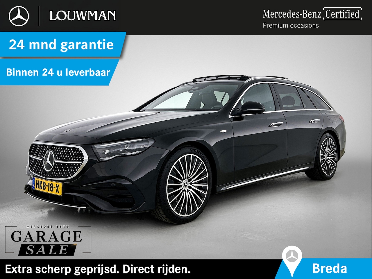 Mercedes-Benz E-klasse Estate - 300 e Sport Edition | AMG Line | Night Pakket | Panoramadak | Lederen Bekleding | Digital - AutoWereld.nl