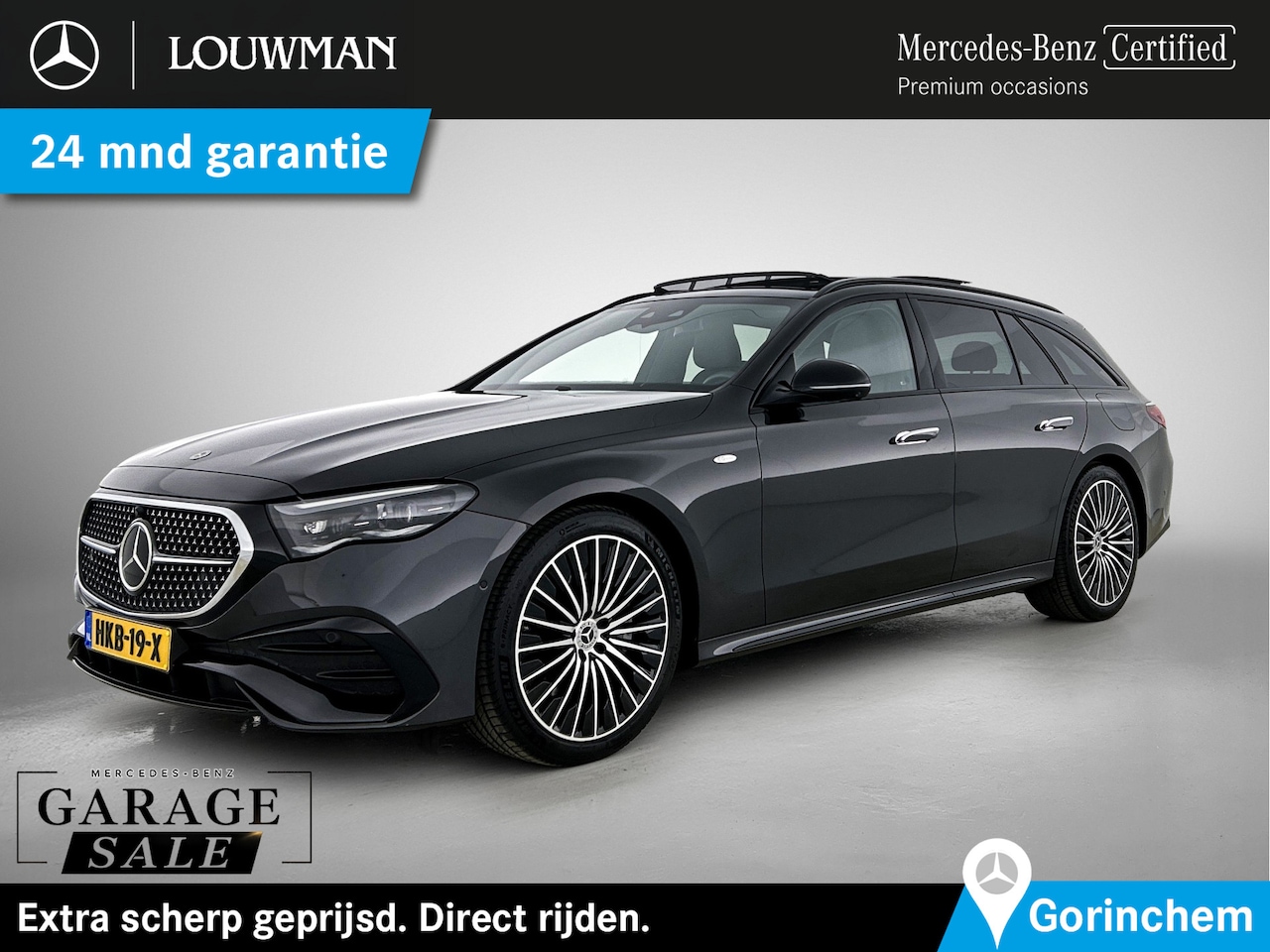 Mercedes-Benz E-klasse Estate - 300 e Sport Edition Trekhaak | AMG Line | Night Pakket | Panorama Schuif-Kanteldak | Leder - AutoWereld.nl